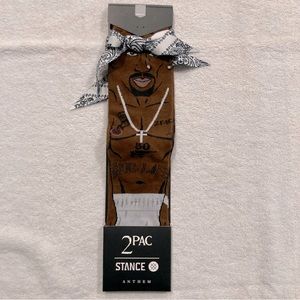 Stance NWT Men’s 2Pac Socks Size M 6-8.5